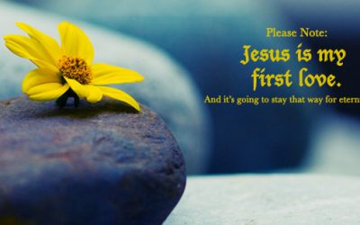 Jesus is My First Love – FB Cover